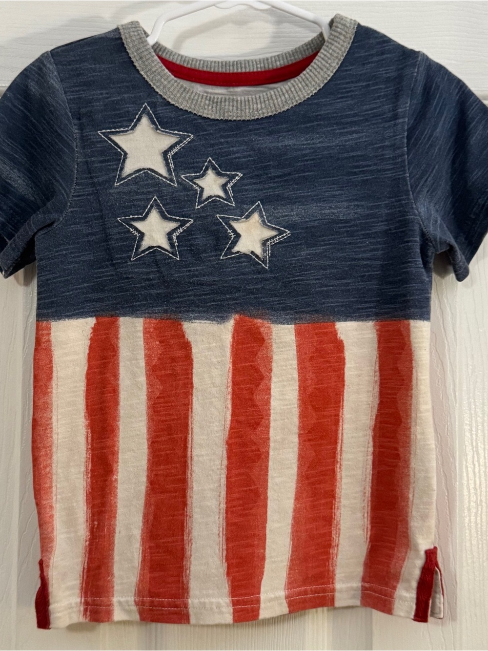 OshKosh B'gosh Baby Boy Patriotic Star & Stripe Tee - Blue/Red/White